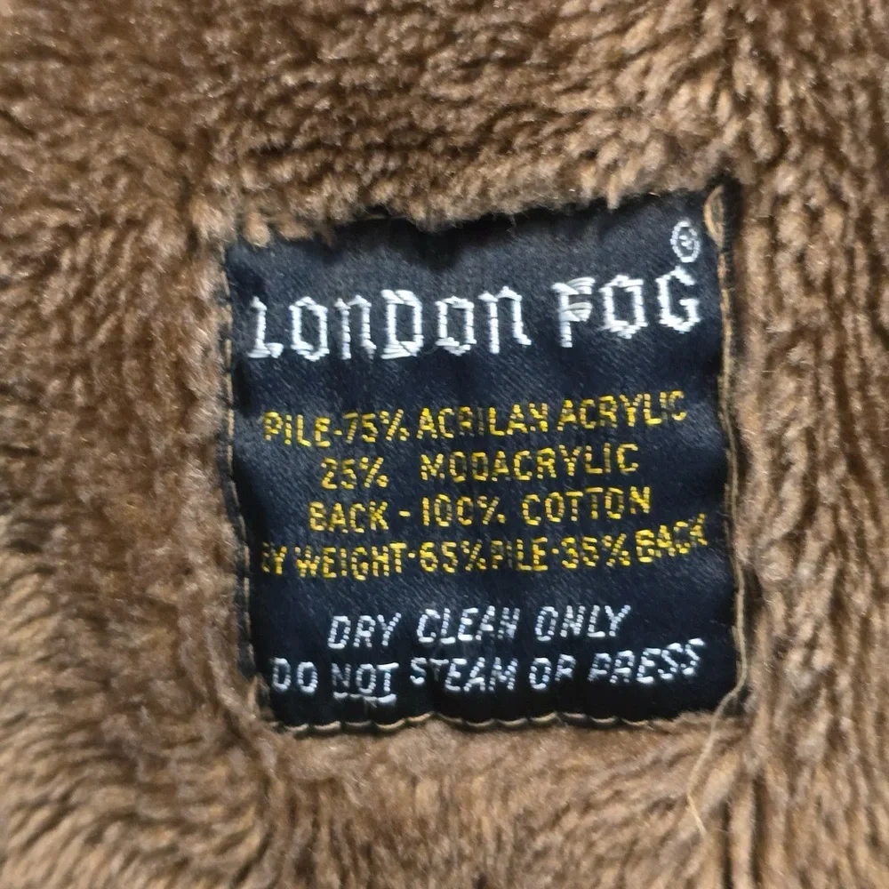 London Fog Maincoats Pile‎ Lined Trench Coat Tan Men’s Vintage Outerwear